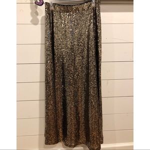 Sequin Maxi Skirt